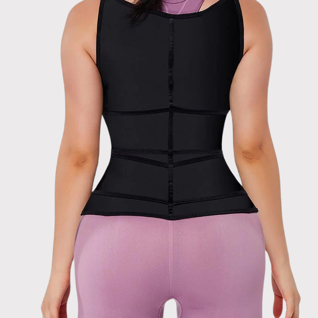 Sculpt Form Latex Double Belts Waist Trainer Vest